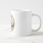 モンタナ州に引っ越すようにセラピストに言われた ジャンボコーヒーマグカップ (右)