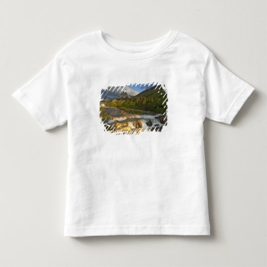 モンタナ州のグレイシャー国立公園の トドラーTシャツ (正面)