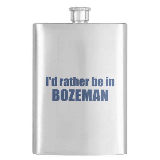 モンタナ州のボーズマンに行きたい フラスク (正面)