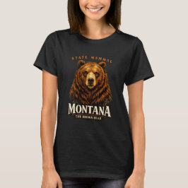 モンタナ州の州の動物 Tシャツ