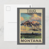 モンタナ州の旅行ポスター, ポストカード (正面/裏面)