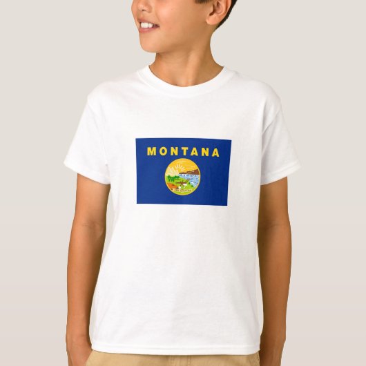 モンタナ州の旗 Tシャツ (正面)