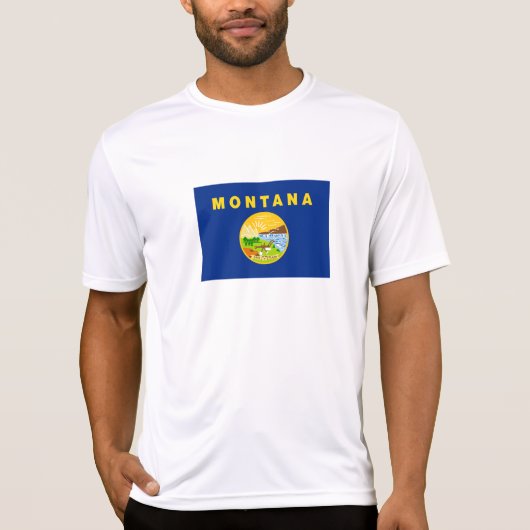 モンタナ州の旗 Tシャツ (正面)