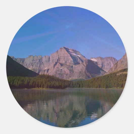 モンタナ州の氷河国立公園に多くの氷河 ラウンドシール (正面)