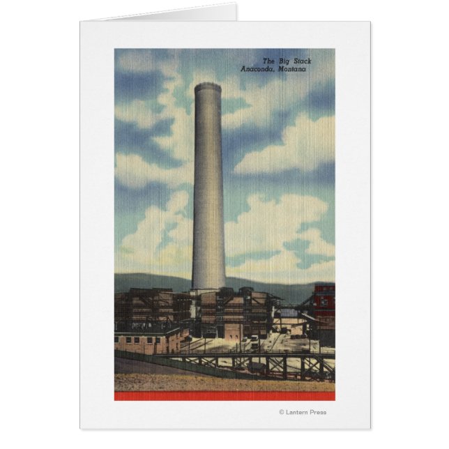 モンタナ州アナコンダ – Washoe Smeter (正面)