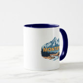 モンタナ州アメリカ合衆国 マグカップ (正面右)
