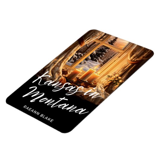 モンタナ州カンザスフレキシブルフォトマグネット マグネット (左側)