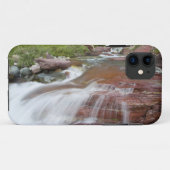 モンタナ州グレイシャー国立公園のベアリングクリークにある赤い岩 Case-Mate iPhoneケース (裏面(横))