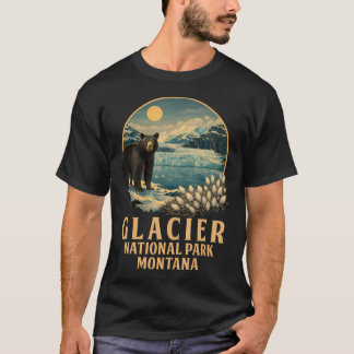 モンタナ州グレイシャー国立公園 旅行 自然 Tシャツ