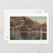 モンタナ州グレイシャー - メニーグレイシャーホテルの景観 ポストカード (正面/裏面)