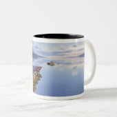 モンタナ州グレーシア国立公園マクドナルド湖 ツートーンマグカップ (正面右)