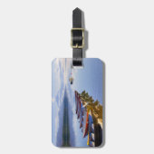 モンタナ州グレーシア国立公園マクドナルド湖 ラゲッジタグ (正面縦)