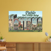 モンタナ州パブロ・ナトル野生生物保護区 キャンバスプリント (インサイチュ (リビング))