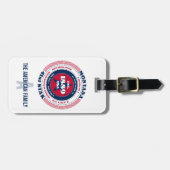 モンタナ州パーソナライズされたギフトラゲージタグ ラゲッジタグ (正面横)