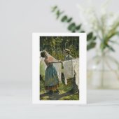 モンタナ州ビュッテのウォッシュタイムヴィンテージ ポストカード (スタンド正面)