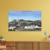 モンタナ州ビュート – 鉱山学校の見解 キャンバスプリント (インサイチュ (リビング))