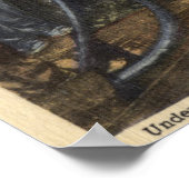 モンタナ州ビュート – 銅の地下掘削 ポスター (角)