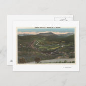 モンタナ州ボーズマン – 高速道路10のボーズマン峠 ポストカード (正面/裏面)