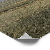 モンタナ州ランチランズと山 ポスター (角)