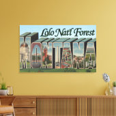 モンタナ州ロロ・ナトル・フォレスト キャンバスプリント (インサイチュ (リビング))