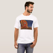 モンタナ州北西部での黄昏時の観覧車 Tシャツ (正面フル)