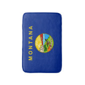 モンタナ州旗デザイン バスマット (正面縦)