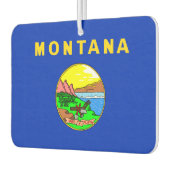モンタナ州旗 カーエアーフレッシュナー (左)