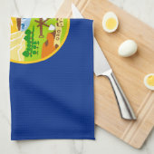 モンタナ州旗 キッチンタオル (四つ折り)