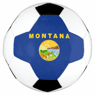 モンタナ州旗 サッカーボール