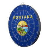 モンタナ州旗 ダーツボード (正面右)