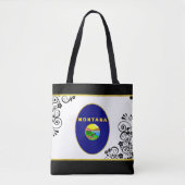 モンタナ州旗 トートバッグ (正面)