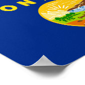 モンタナ州旗 ポスター (角)