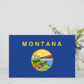 モンタナ州旗 便箋 (スタンド正面)