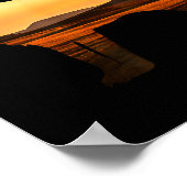 モンタナ州設立1889年 オオカミ 景観 荒野 ビュー ポスター (角)