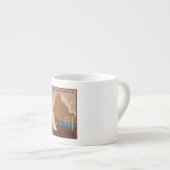 モンタナ州:インディアン部族、山、プレーリー エスプレッソカップ (正面右)