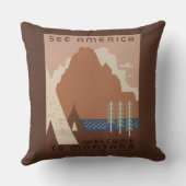 モンタナ州:インディアン部族、山、プレーリー クッション (裏面)