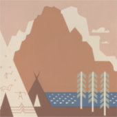 モンタナ州:インディアン部族、山、プレーリー シール (正面)