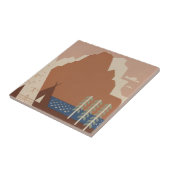 モンタナ州:インディアン部族、山、プレーリー タイル (側面)