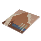 モンタナ州:インディアン部族、山、プレーリー タイル (側面)