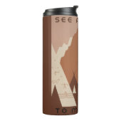 モンタナ州:インディアン部族、山、プレーリー タンブラー (回転左)