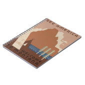 モンタナ州:インディアン部族、山、プレーリー ノートブック (左側)