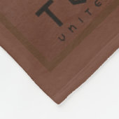 モンタナ州:インディアン部族、山、プレーリー フリースブランケット (角)