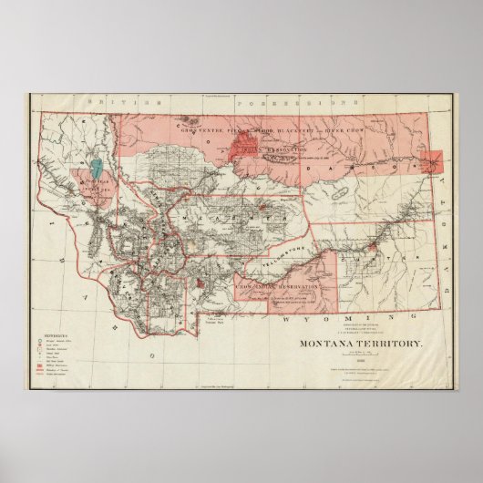 モンタナ州 ポスター (正面)