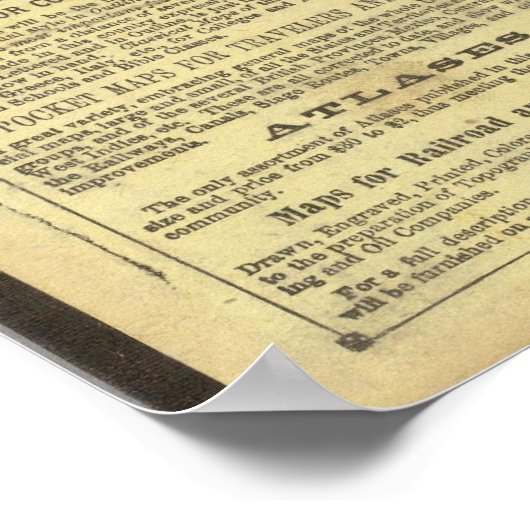 モンタナ州 ポスター (角)