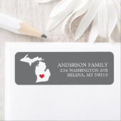 モンタナ州 |移動差出人住所ラベル ラベル (インサイチュ)