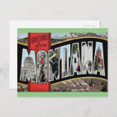 モンタナ旅行はがき ポストカード (正面/裏面)