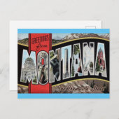 モンタナ旅行はがき ポストカード (正面/裏面)