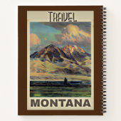 モンタナ旅行ヴィンテージのポスター、 ノートブック (裏面)