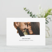 モンタナ日付の写真カードを保存 セーブザデート (スタンド正面)