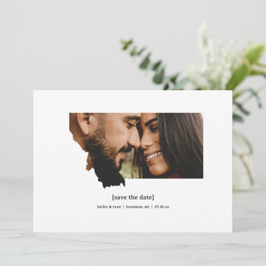 モンタナ日付の写真カードを保存 セーブザデート (スタンド正面)